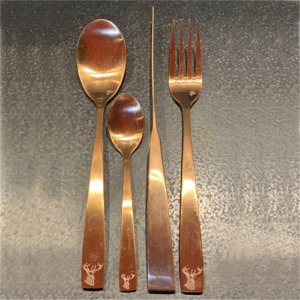 cutlery 24 pieces with stags