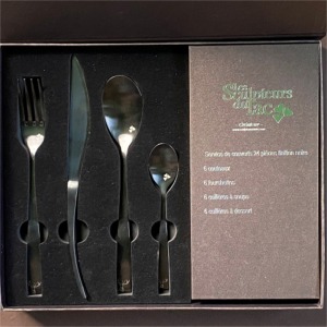 cutlery 24 pieces with stags