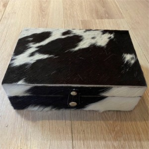 Cow skin box