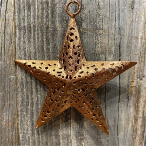Copper star to hang