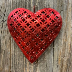 Red heart to hang
