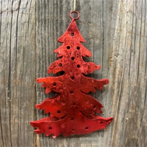 Red tree to hang