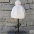 Wool knitted lamp shade off white