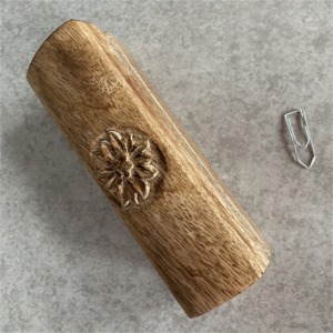 Scatola di legno bruciato