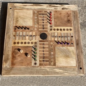 Reversible wooden game