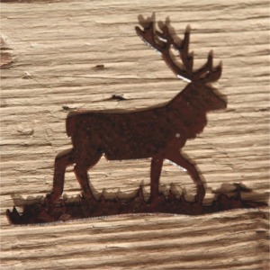 Motif à aimanter cerf