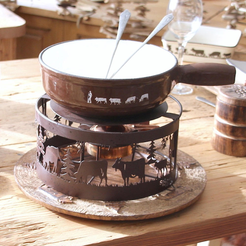 Caquelon à fondue - Les Sculpteurs Du Lac - Créateur, Fabricant de Mobilier  et de Décoration Montagne