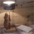 Pied de lampe collection COP'OW et son ours en bois