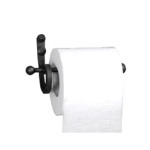 Abroller für Toilettenpapier aus Stahl