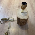 Pied de lampe collection  COP'OW en vieux bois