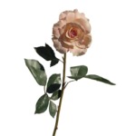 Grande rose rose h : 82 cm