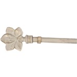 Curtain rods metal with caps lily extensible