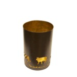 Cow candle holder