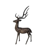 Medium Aluminium stag (bronze color)