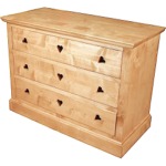 cabinet 3 drawers with hearts