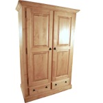 Bedroom cabinet with closet and 1 drawer (3 hearts)