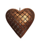 Copper heart to hang