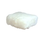 Merino sheepskin cushion (ecru)