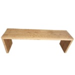 Bed bench in recycled wood 140 x 40 x 50cm
